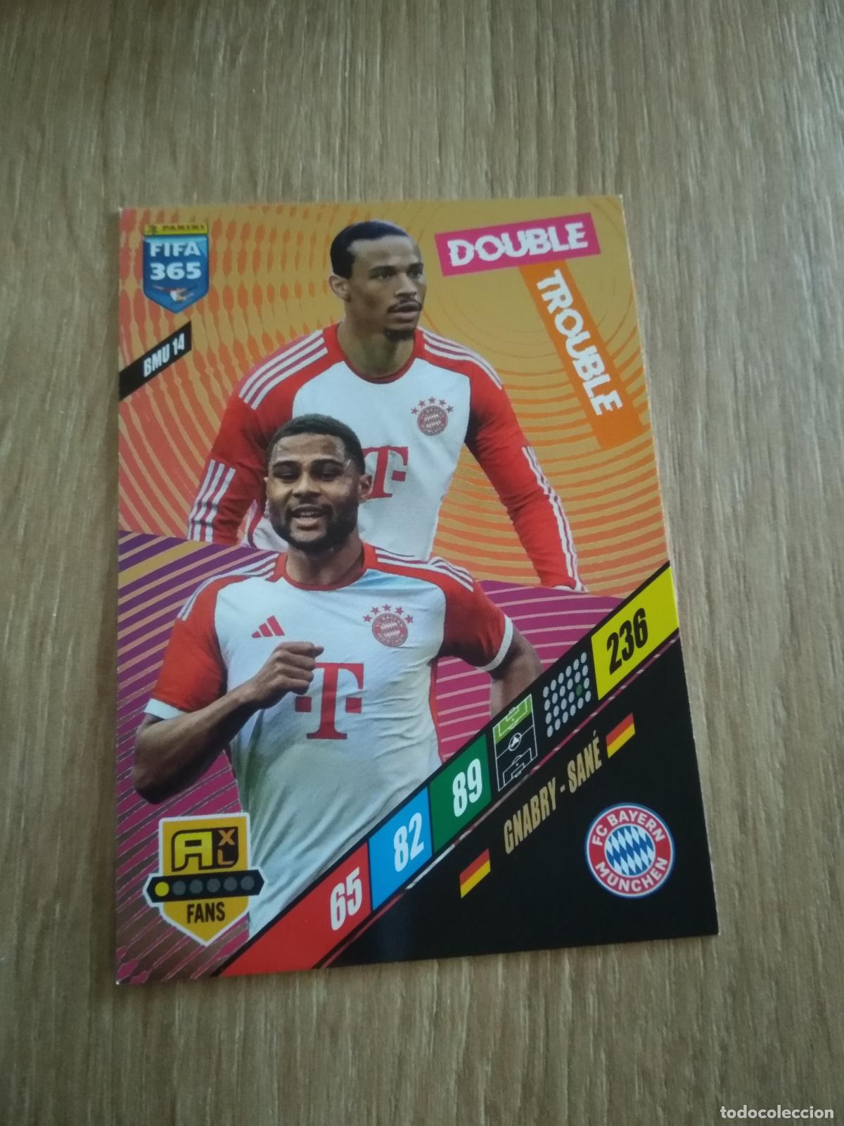 Cromos de F&uacute;tbol: BMU 14 GNABRY SANE BAYERN MUNICH CROMO FUTBOL PANINI ADRENALYN 23-24 FIFA 365 2023-2024