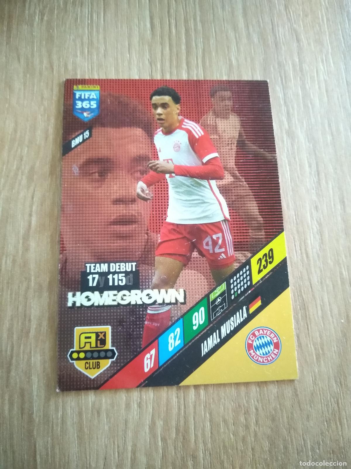 Cromos de F&uacute;tbol: BMU 15 MUSIALA BAYERN MUNICH CROMO FUTBOL PANINI ADRENALYN 23-24 FIFA 365 2023-2024