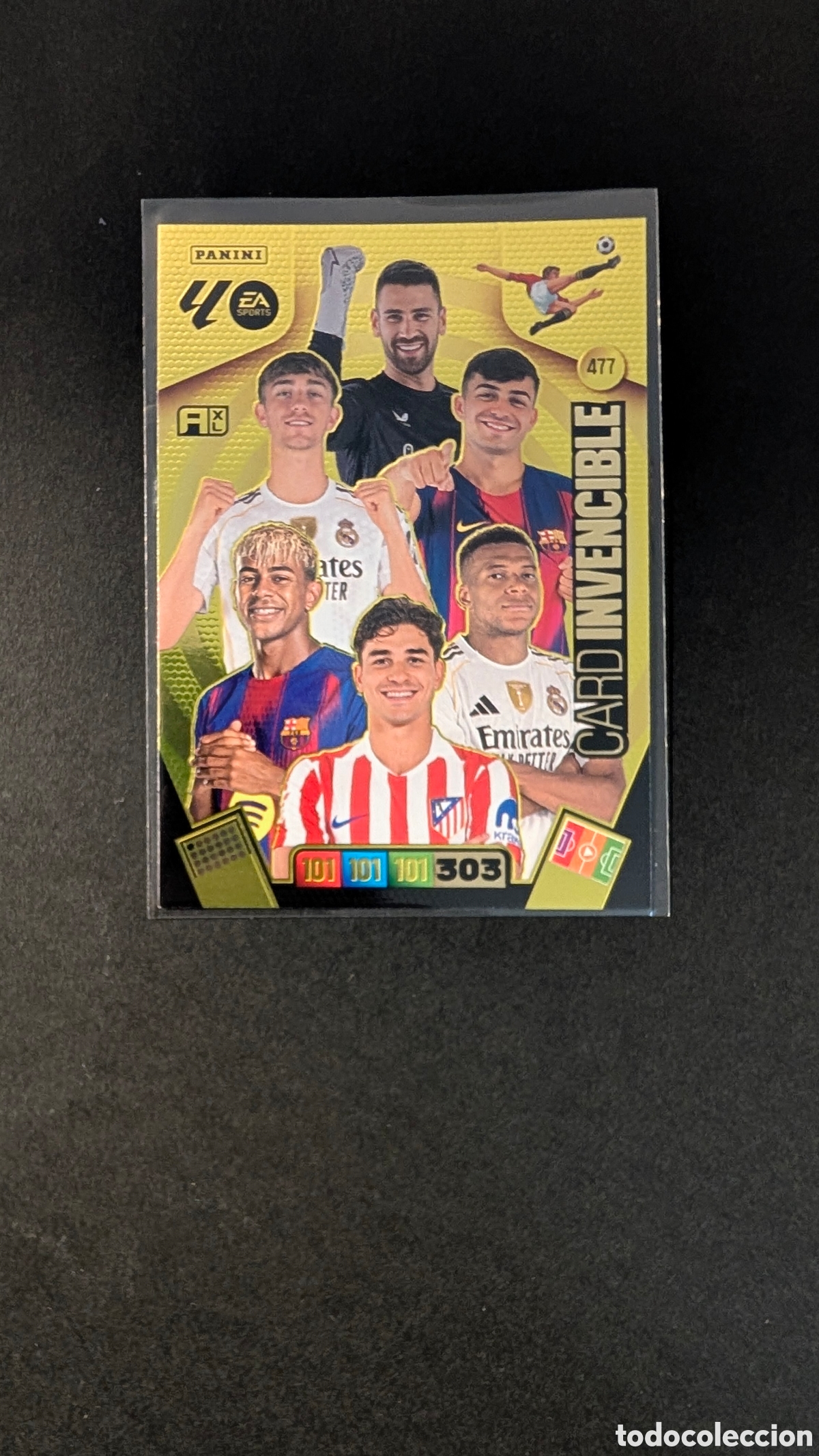 Cromos de F&uacute;tbol: CARD INVENCIBLE 477 BALON DE ORO ADRENALYN XL LIGA 2025/2026 25 26 PANINI