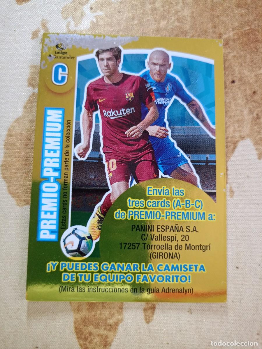 Cromos de F&uacute;tbol: # Premio Premium Letra C Adrenalyn 2017-18