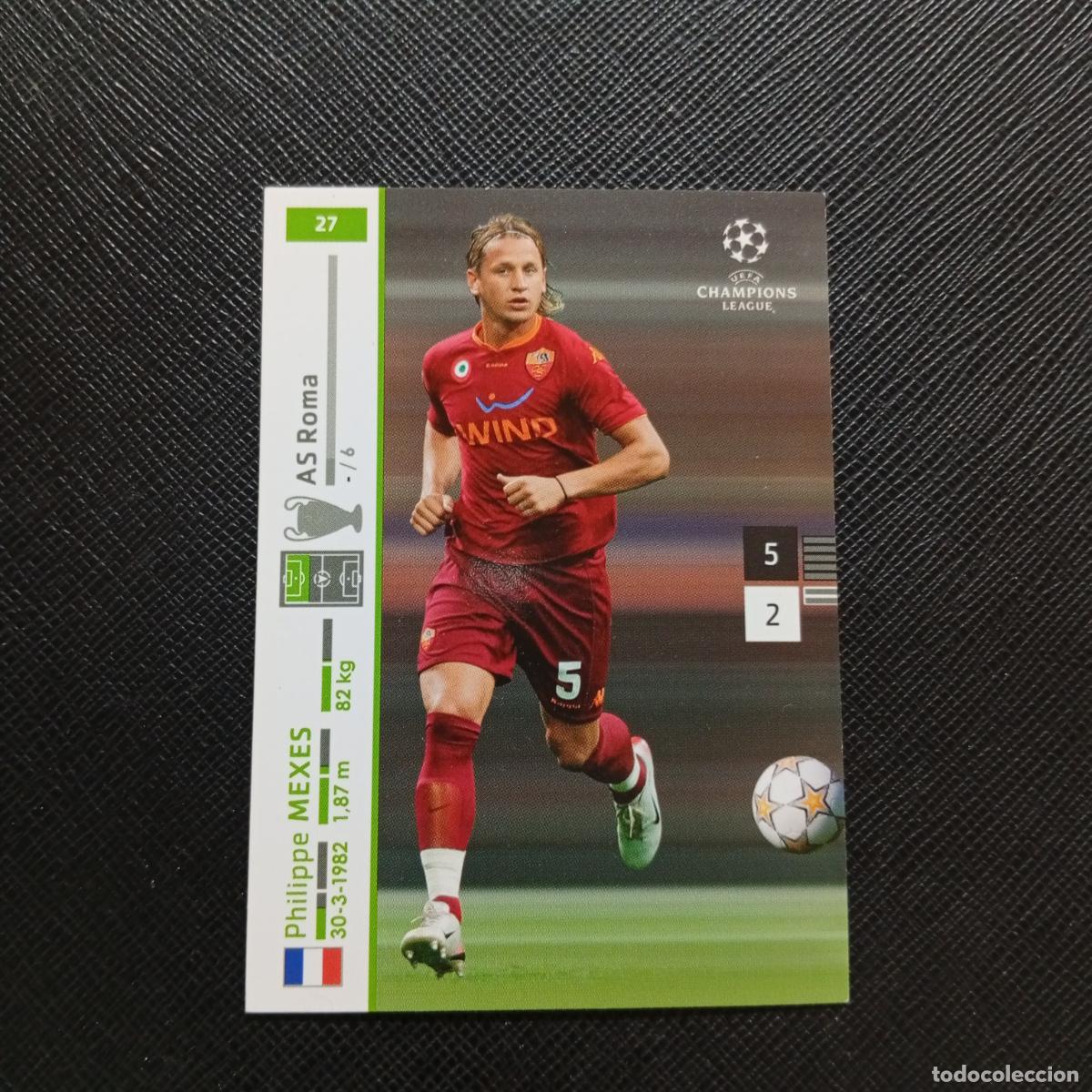 Cromos de F&uacute;tbol: 27 MEXES ROMA PANINI TRADING CARDS UEFA CHAMPIONS LEAGUE 2007 2008 - (MD2002-3) PG31 B