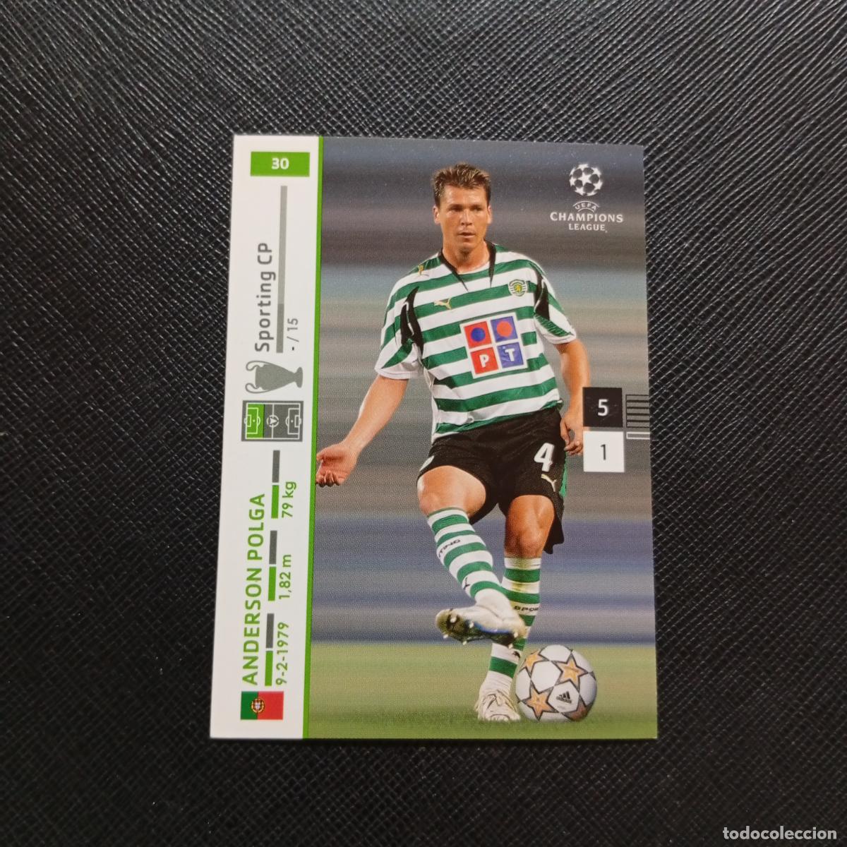 Cromos de F&uacute;tbol: 30 ANDERSON POLGA SPORTING PANINI TRADING CARDS UEFA CHAMPIONS LEAGUE 2007 2008 - (MD2002-3) PG31