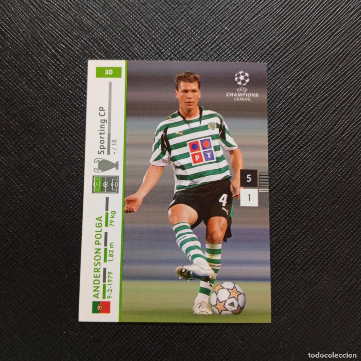 Cromos de F&uacute;tbol: 30 ANDERSON POLGA SPORTING PANINI TRADING CARDS UEFA CHAMPIONS LEAGUE 2007 2008 - (MD2002-3) PG31 B
