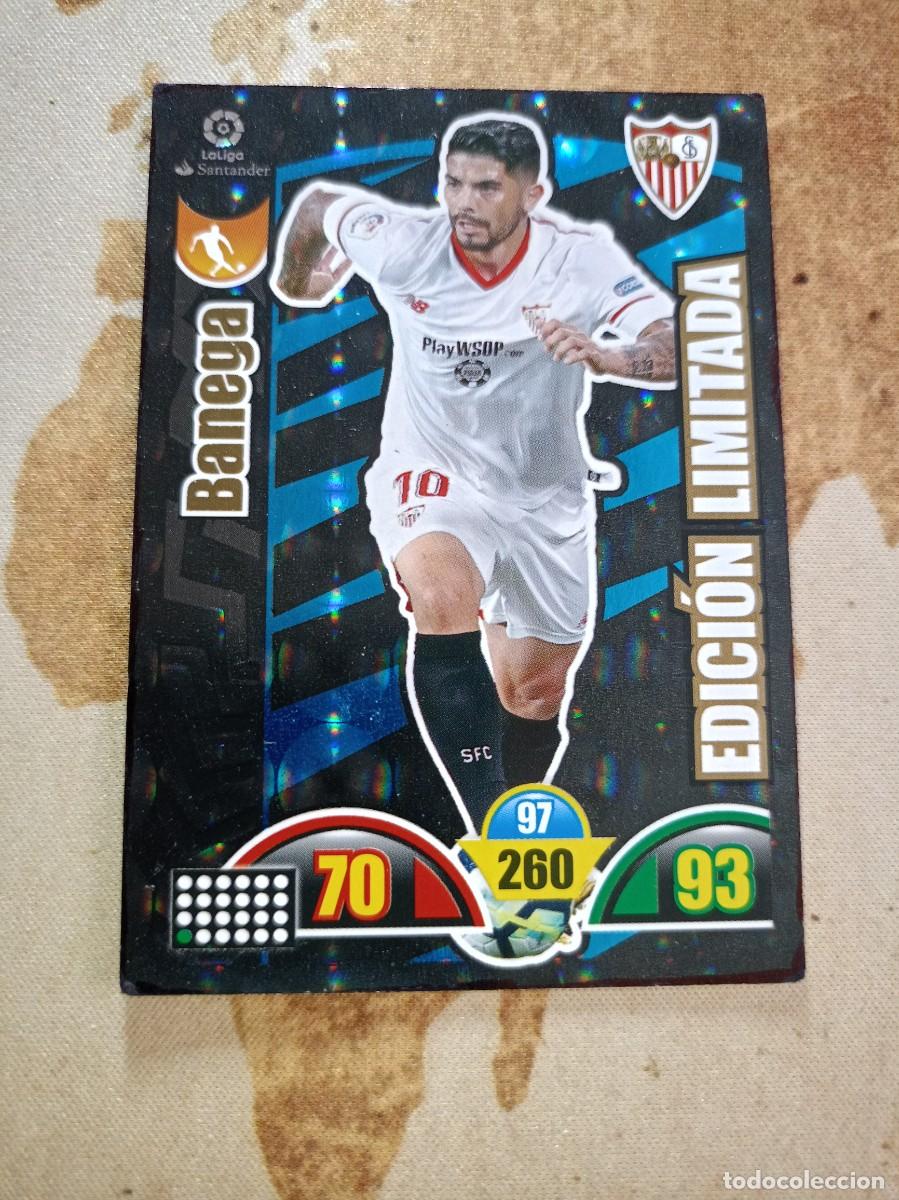 Cromos de F&uacute;tbol: # Edici&oacute;n Limitada BANEGA Adrenalyn 2017-18