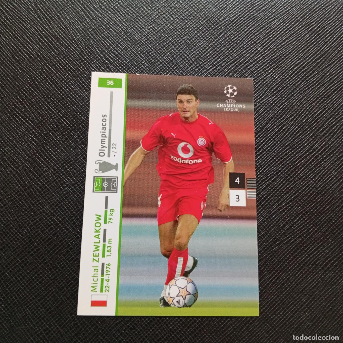 Fu&szlig;ball-Sticker: 36 ZEWLAKOW OLYMPIACOS PANINI TRADING CARDS UEFA CHAMPIONS LEAGUE 2007 2008 - (MD2002-3) PG32