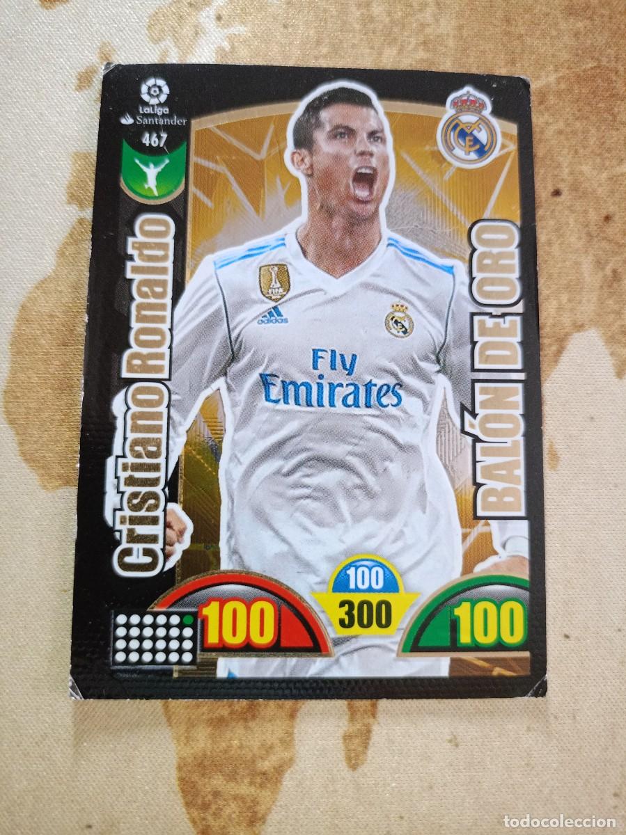 Cromos de F&uacute;tbol: # Bal&oacute;n de oro 467 CRISTIANO RONALDO Adrenalyn 2017-18