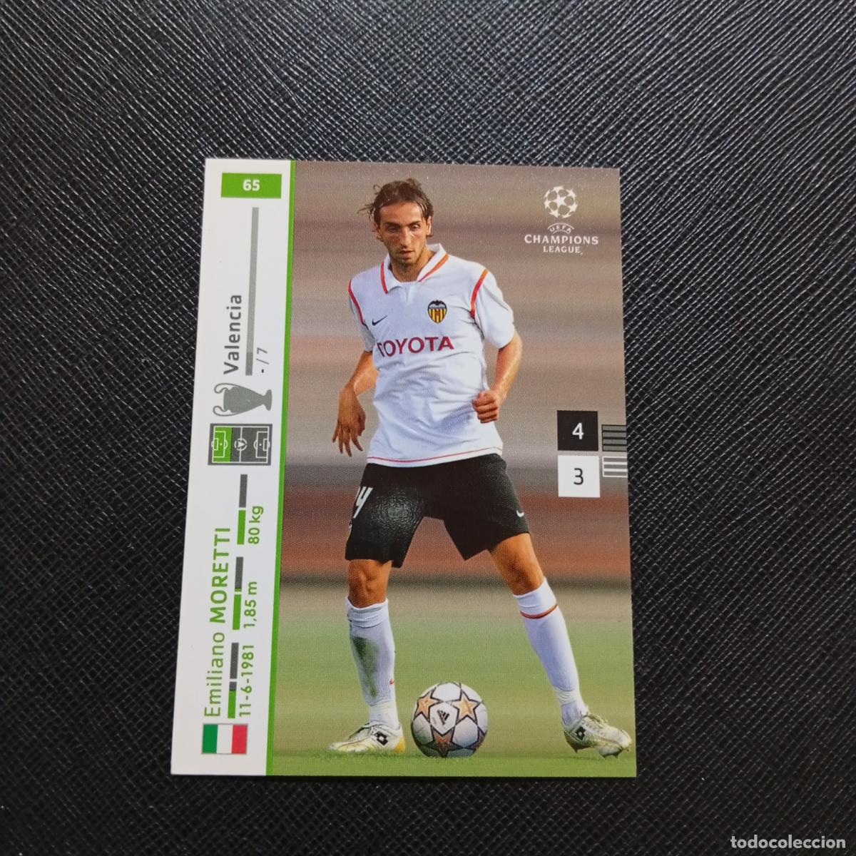 Cromos de F&uacute;tbol: 65 MORETTI VALENCIA PANINI TRADING CARDS UEFA CHAMPIONS LEAGUE 2007 2008 - (MD2002-3) PG32
