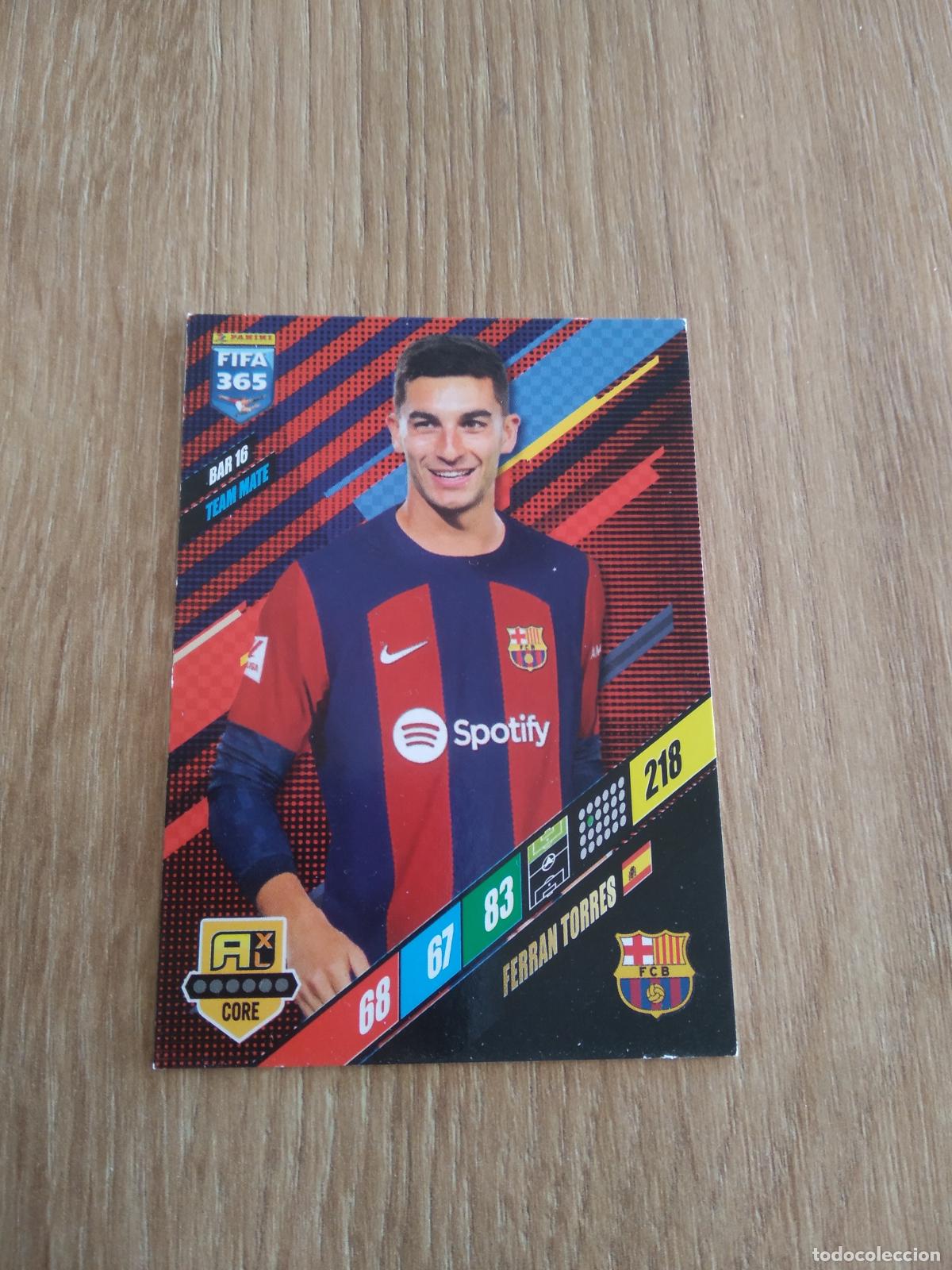 Football Stickers: BAR 16 FERRAN TORRES BARCELONA BAR&Ccedil;A CROMO FUTBOL PANINI ADRENALYN 23-24 FIFA 365 2023-2024