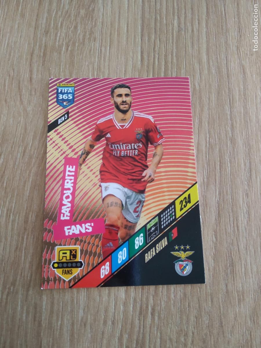 Cromos de F&uacute;tbol: BEN 5 RAFA SILVA BENFICA CROMO FUTBOL PANINI ADRENALYN 23-24 FIFA 365 2023-2024