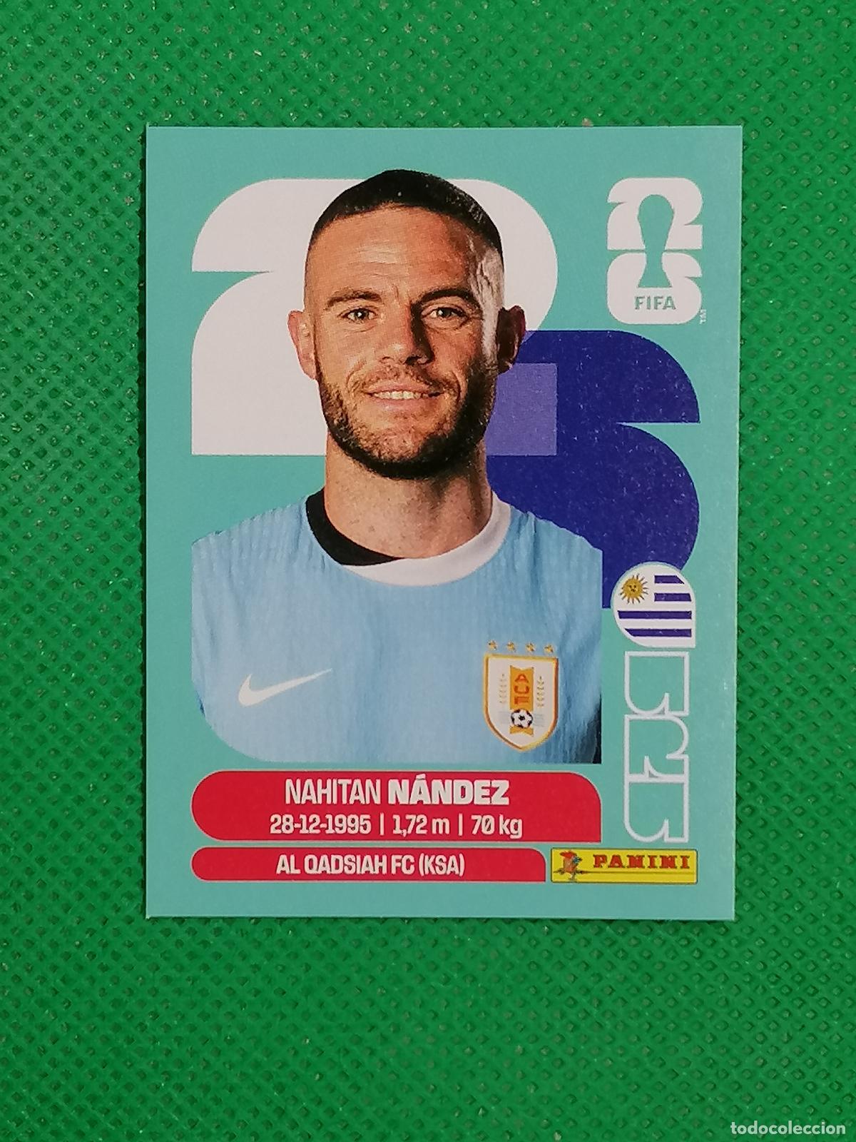 Cromos de F&uacute;tbol: URU 9 URU9 NAHITAN NANDEZ URUGUAY ⚽ PANINI FIFA MUNDIAL WORLD CUP 26 2026 STICKER ⚽