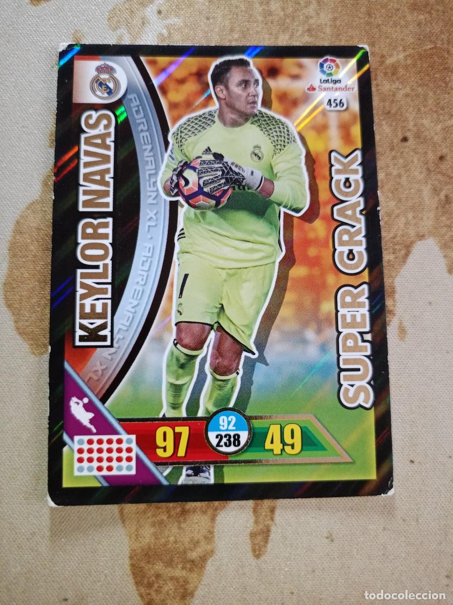 Cromos de F&uacute;tbol: # S&uacute;per Crack 456 KEYLOR NAVAS Adrenalyn 2016-17