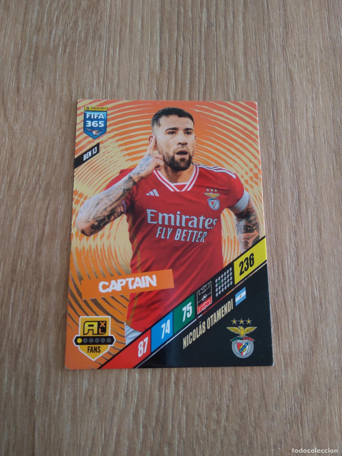 Cromos de F&uacute;tbol: BEN 13 OTAMENDI BENFICA CROMO FUTBOL PANINI ADRENALYN 23-24 FIFA 365 2023-2024