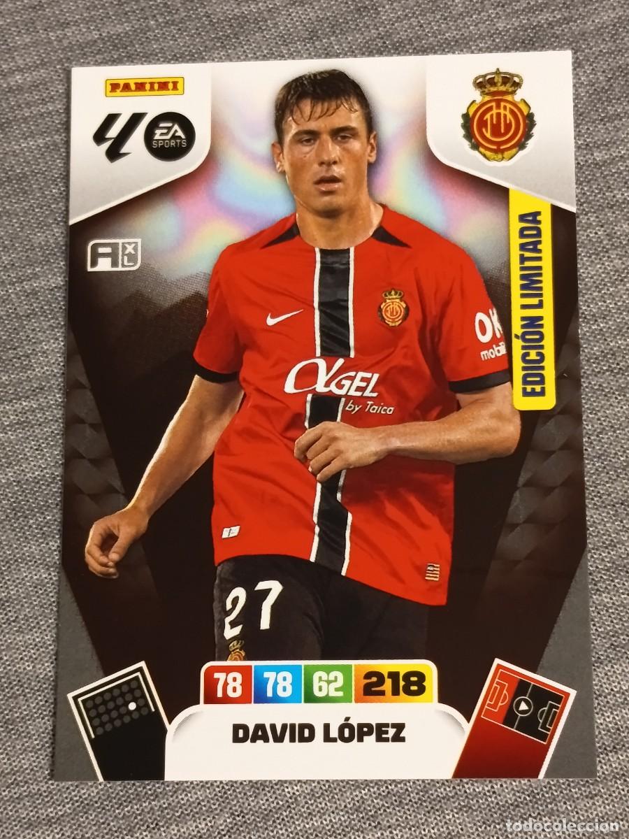 Football Stickers: Adrenalyn XL 2025 2026 25 26 Card DAVID LOPEZ EDICI&Oacute;N LIMITADA MALLORCA nuevo