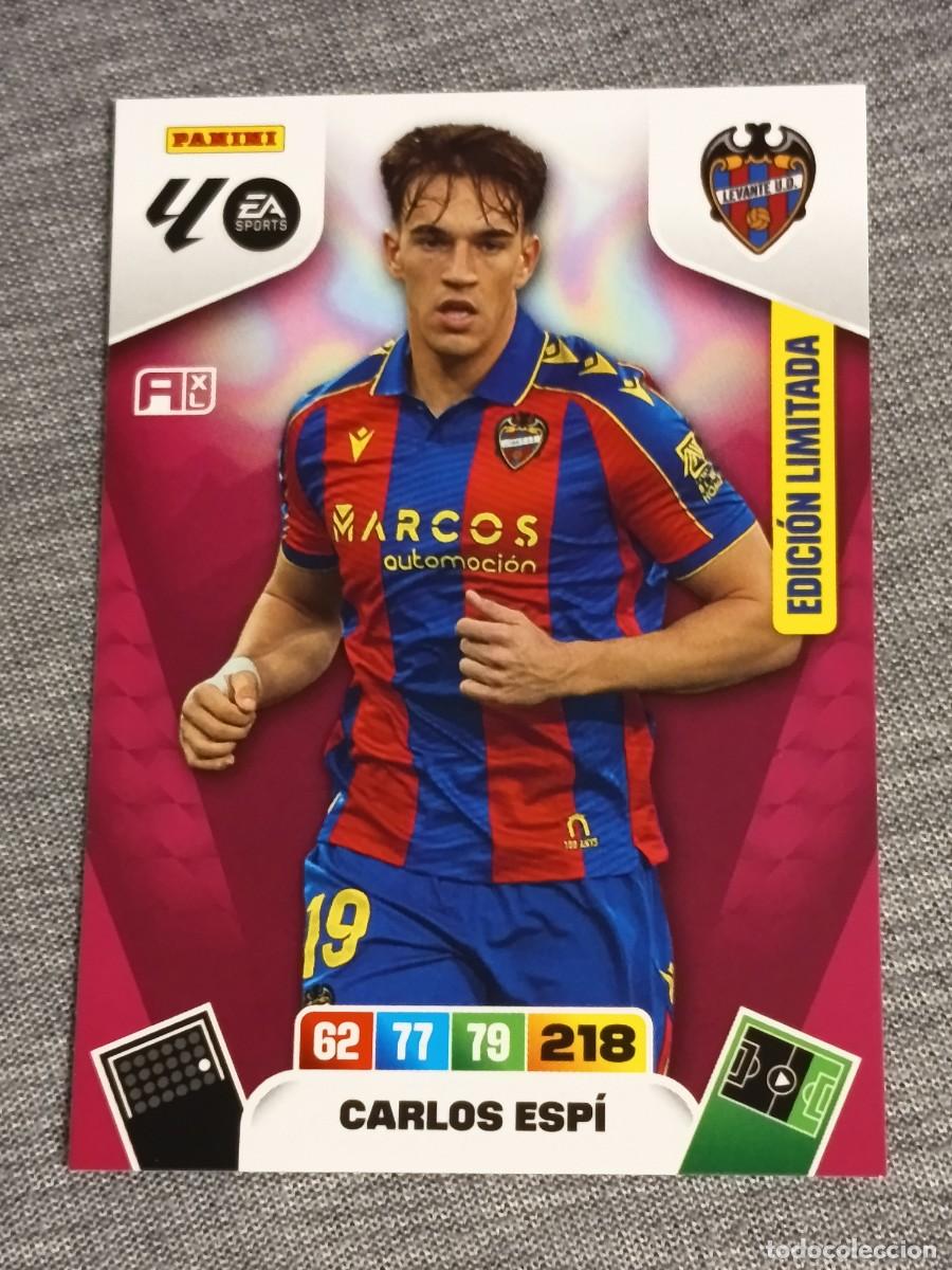 Football Stickers: Adrenalyn XL 2025 2026 25 26 Card CARLOS ESPI EDICION LIMITADA LEVANTE nuevo