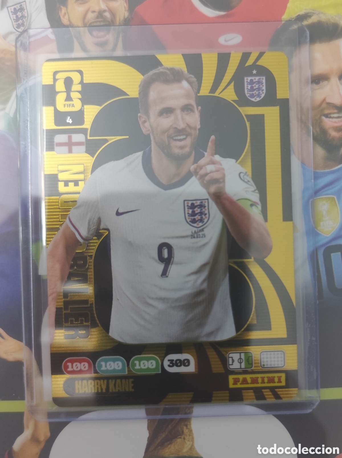 Cromos de F&uacute;tbol: WORLD CUP 2026 ADRENALYN GOLDEN BALLER HARRY KANE