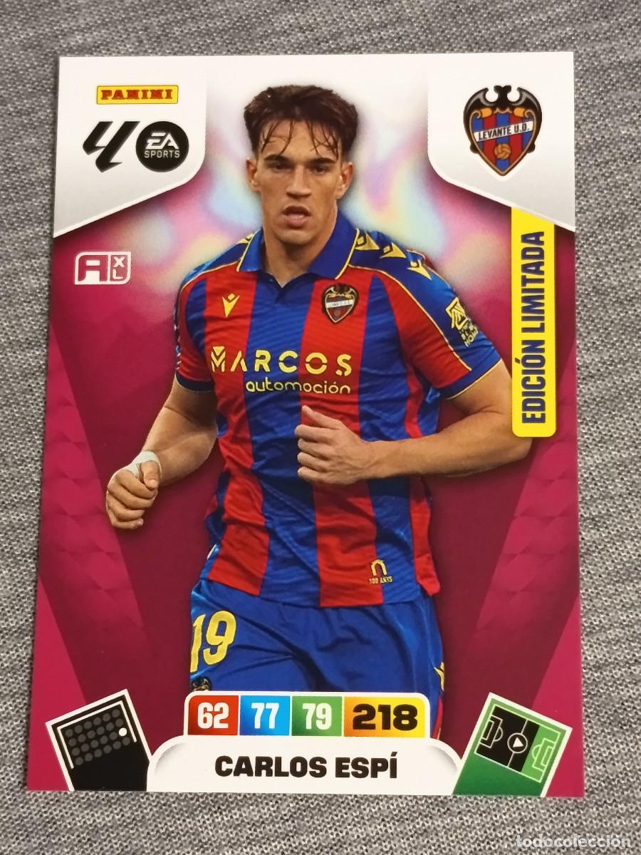 Football Stickers: Adrenalyn XL 2025 2026 25 26 Card CARLOS ESPI EDICION LIMITADA LEVANTE nuevo