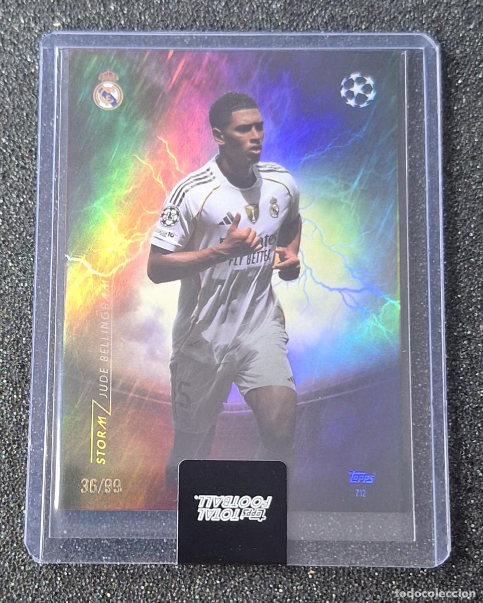 Cromos de F&uacute;tbol: Jude Bellingham Real Madrid Topps Total Football 36/99 Storm