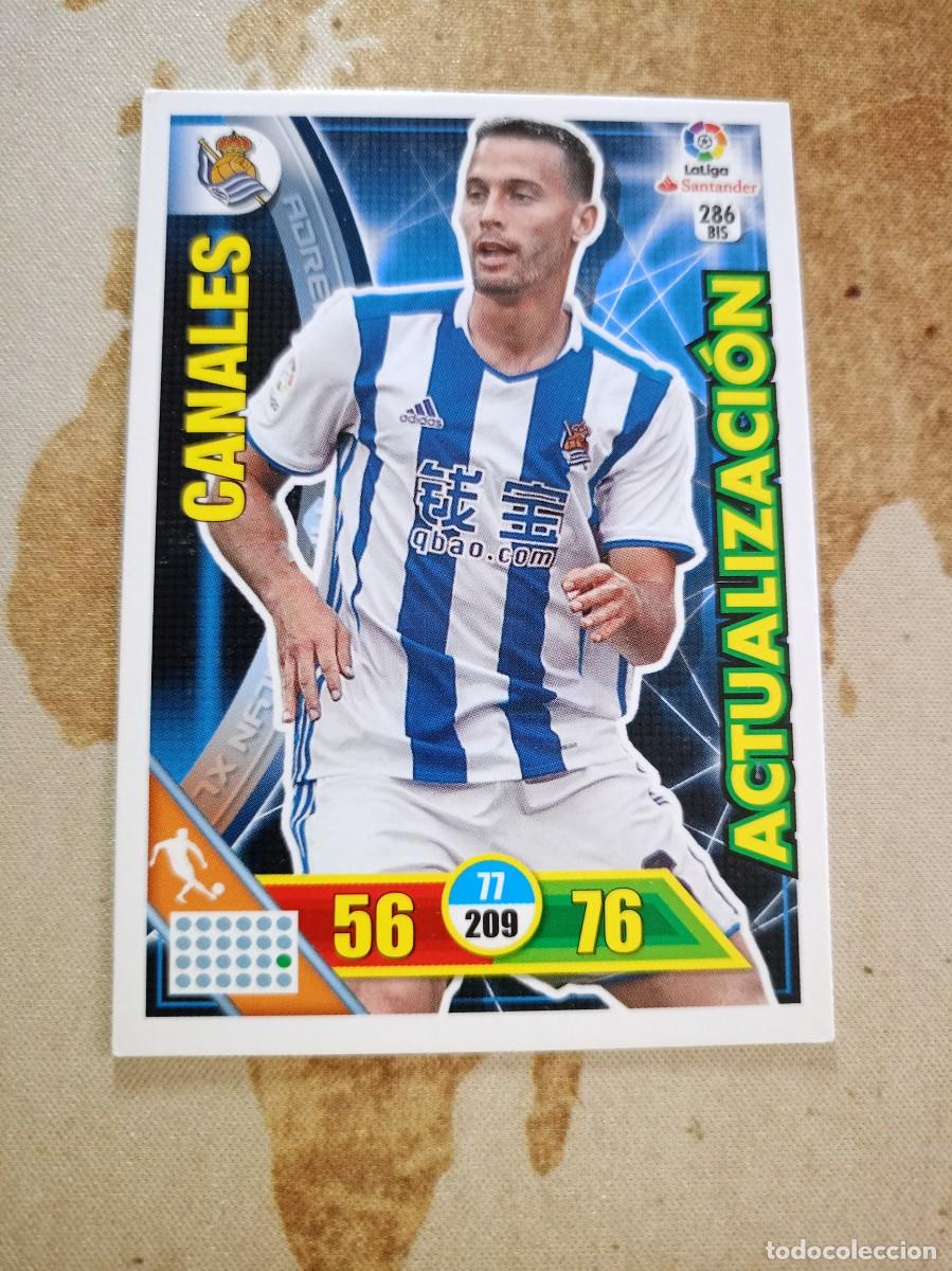 Cromos de F&uacute;tbol: # Real Sociedad 286 bis CANALES Adrenalyn 2016-17