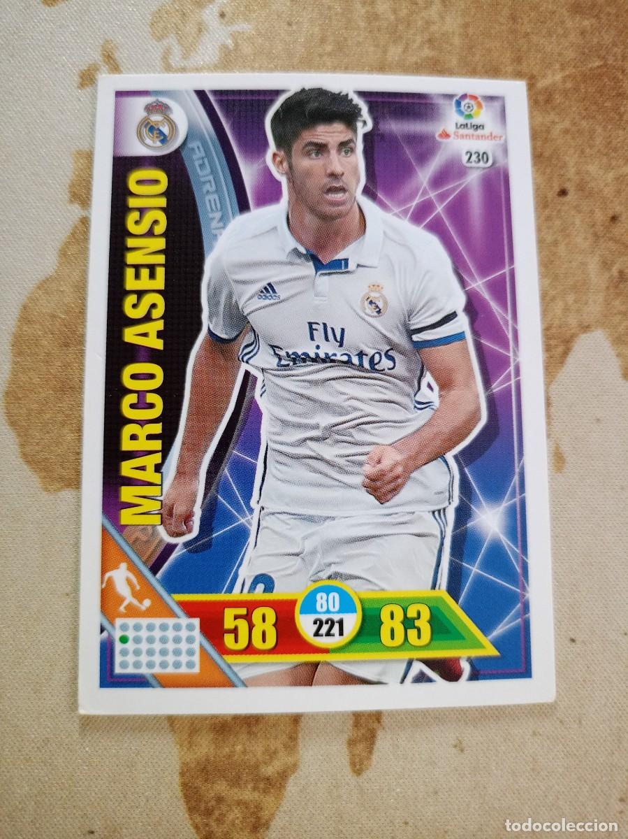 Cromos de F&uacute;tbol: # Real Madrid 230 MARCO ASENSIO Adrenalyn 2016-17