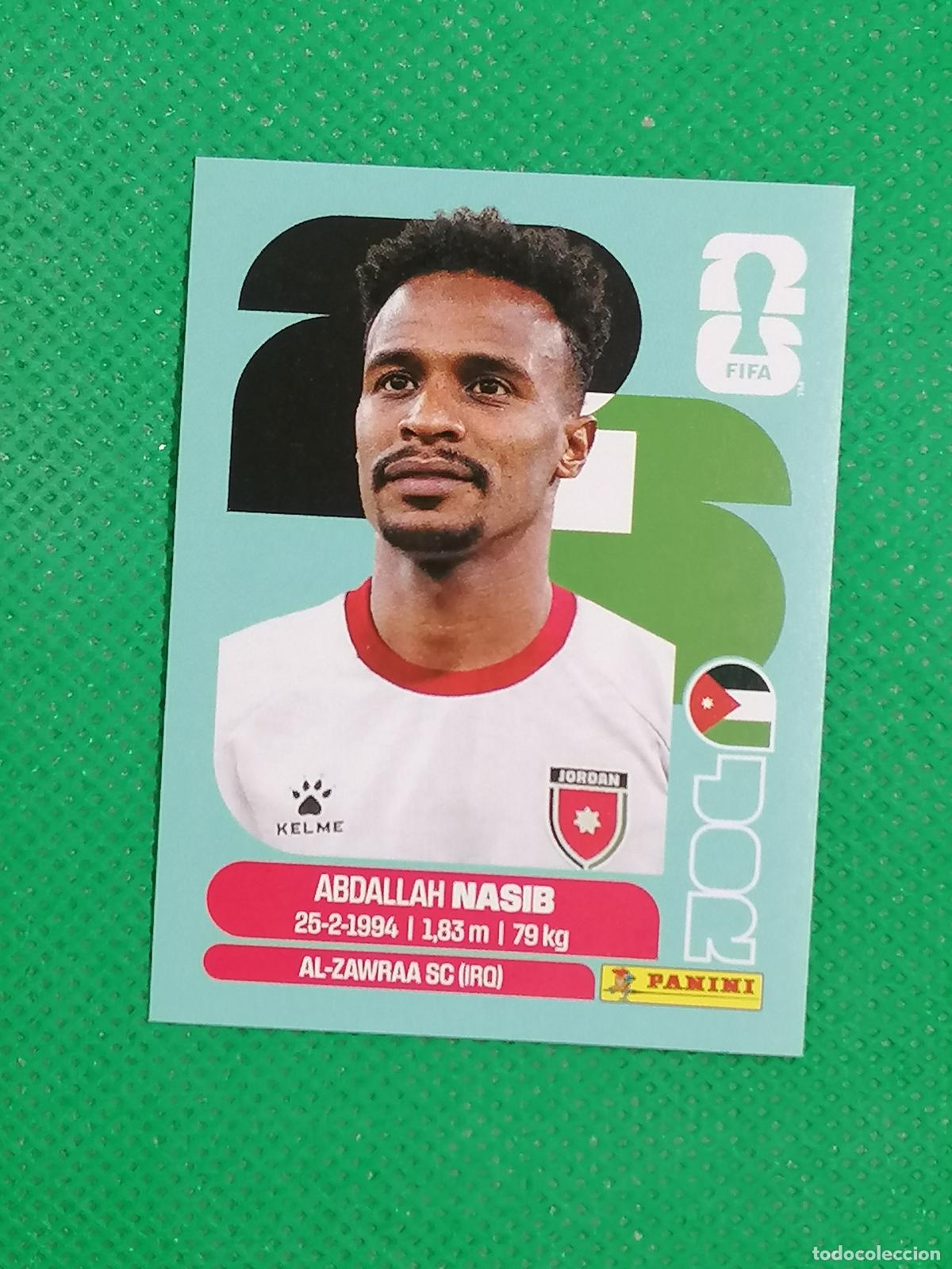 Cromos de F&uacute;tbol: JOR 6 JOR6 ABDALLAH NASIB JORDANIA ⚽ PANINI FIFA MUNDIAL WORLD CUP 26 2026 STICKER ⚽