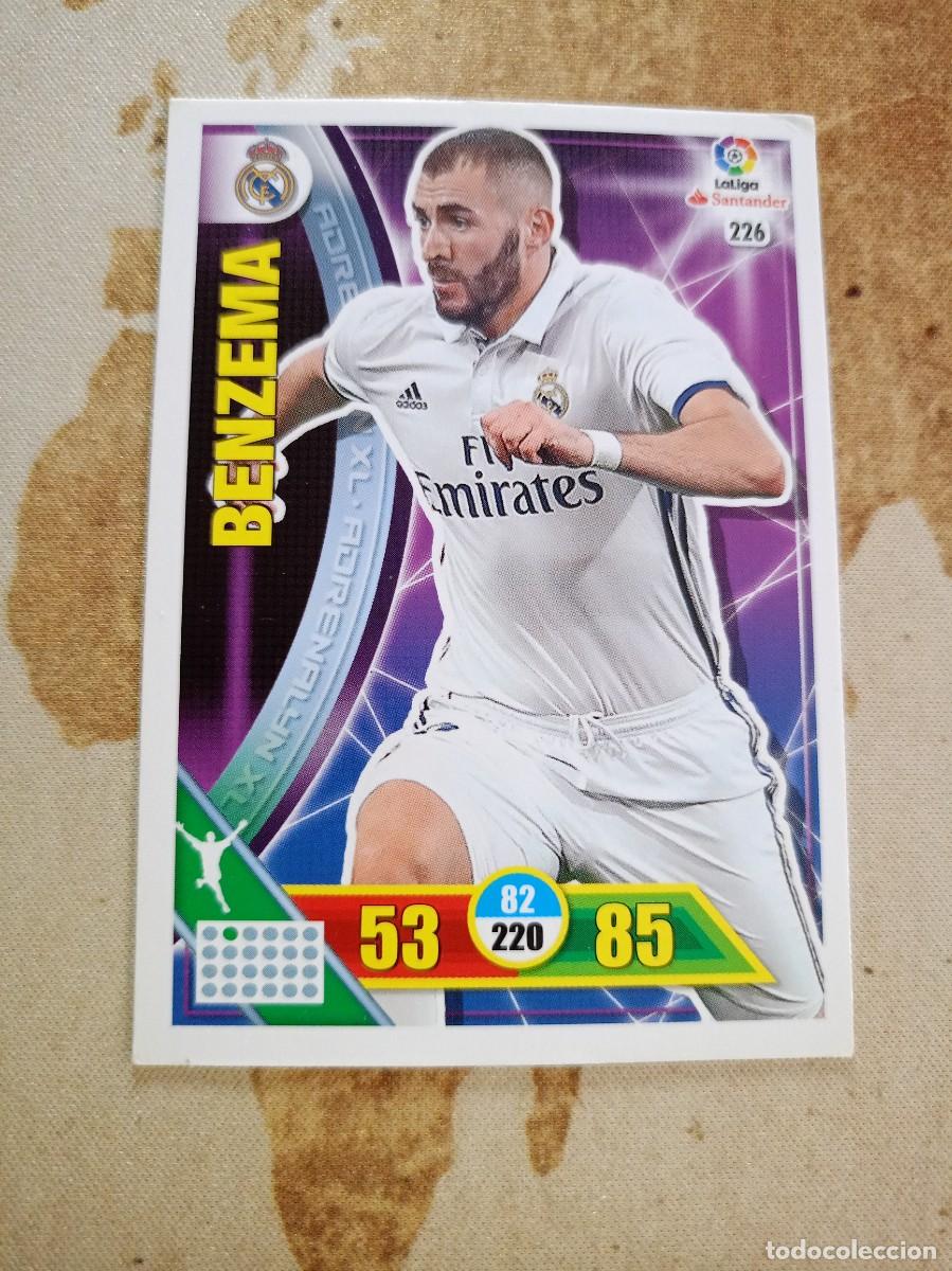 Cromos de F&uacute;tbol: # Real Madrid 226 BENZEMA Adrenalyn 2016-17