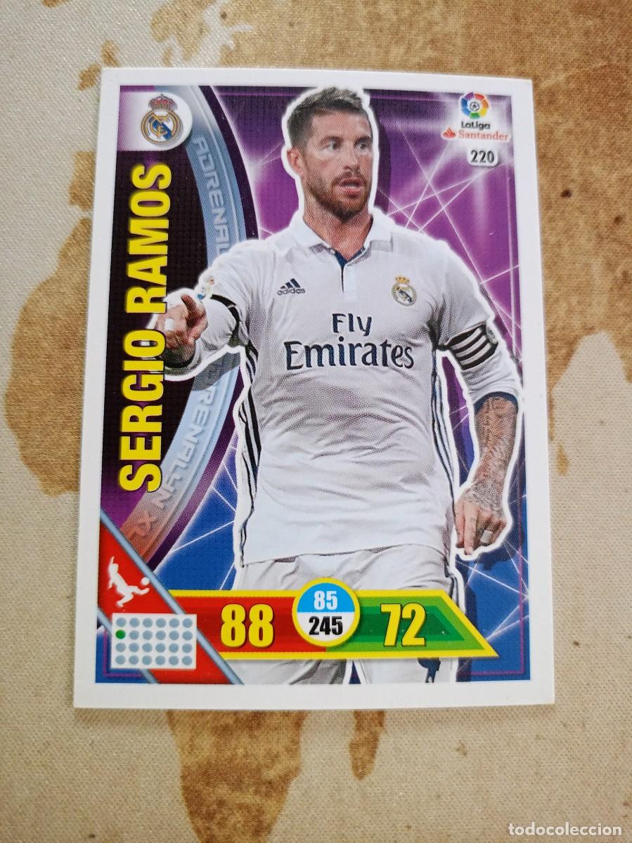 Cromos de F&uacute;tbol: # Real Madrid 220 SERGIO RAMOS Adrenalyn 2016-17