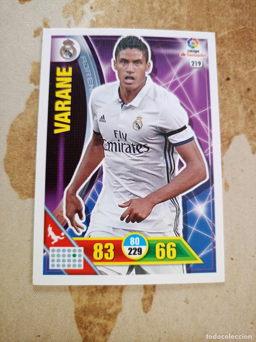 Cromos de F&uacute;tbol: # Real Madrid 219 VARANE Adrenalyn 2016-17