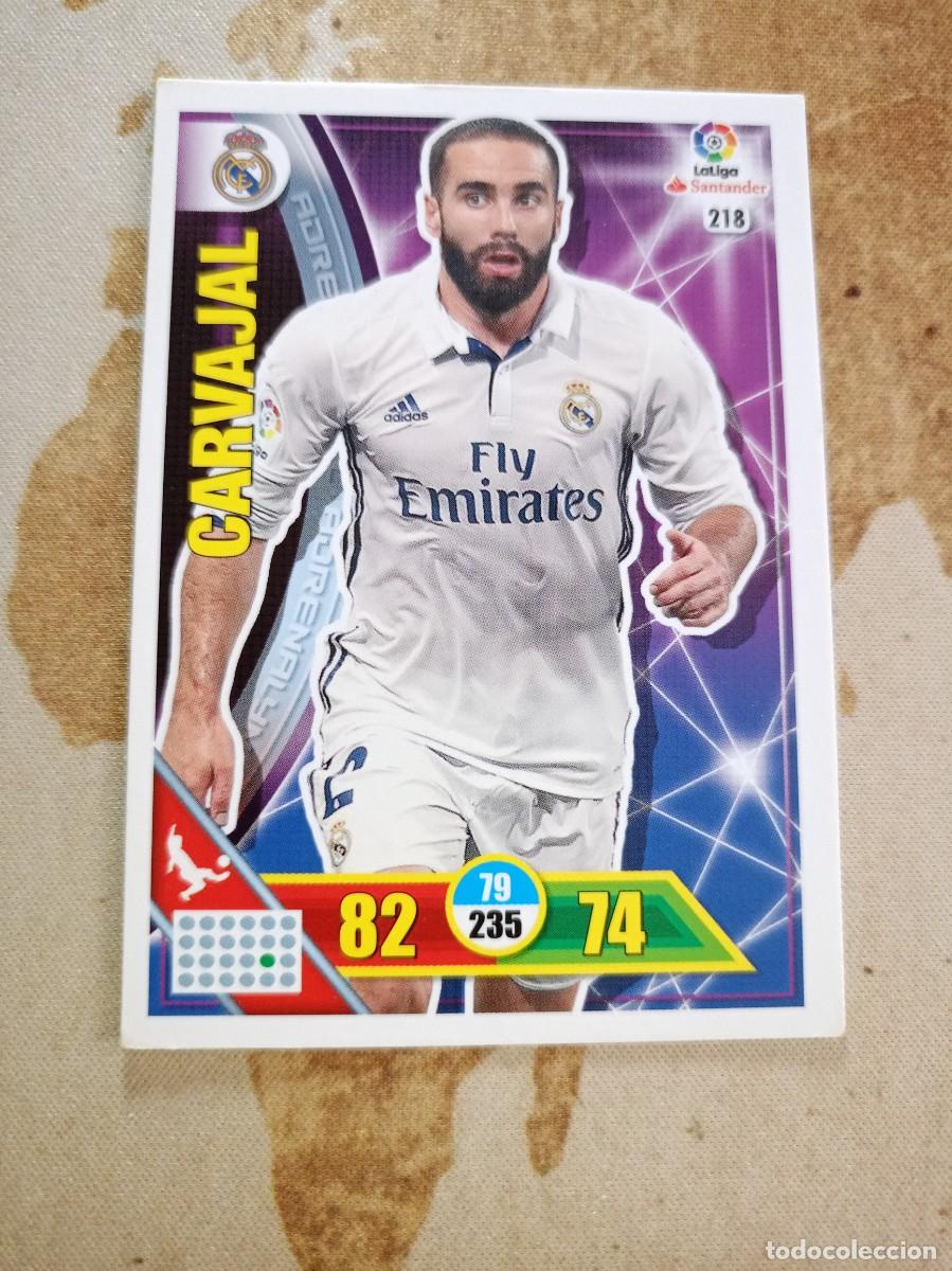 Cromos de F&uacute;tbol: # Real Madrid 218 CARVAJAL Adrenalyn 2016-17