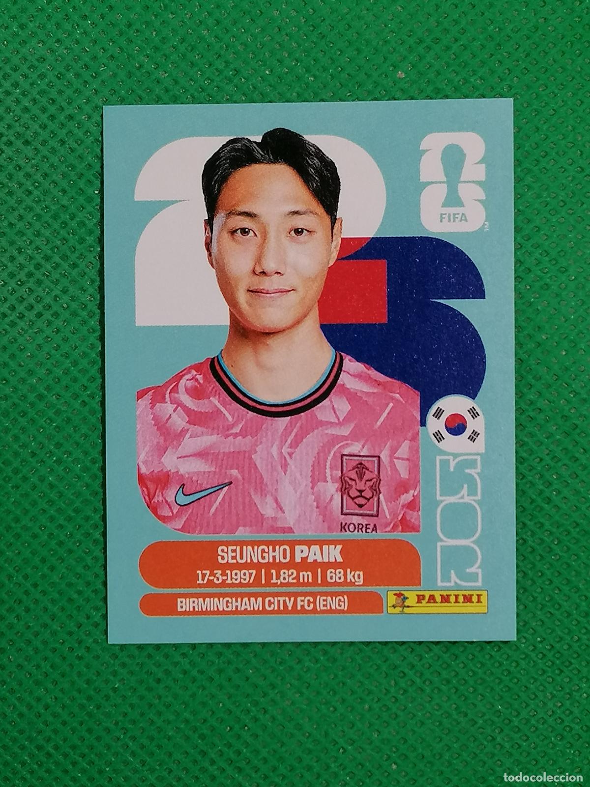 Cromos de F&uacute;tbol: KOR 14 KOR14 SEUNGHO PAIK KOREA ⚽ PANINI FIFA MUNDIAL WORLD CUP 26 2026 STICKER ⚽