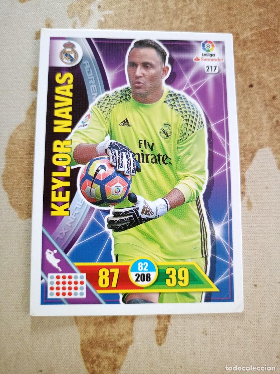 Cromos de F&uacute;tbol: # Real Madrid 217 KEYLOR NAVAS Adrenalyn 2016-17
