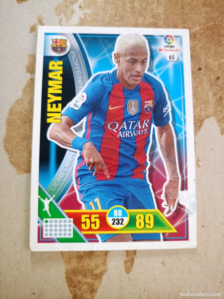 Cromos de F&uacute;tbol: # Barcelona 65 NEYMAR Adrenalyn 2016-17
