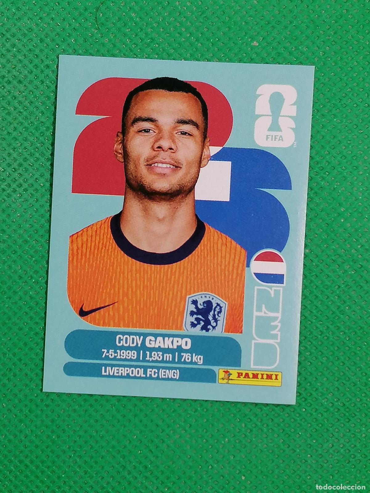 Figurine di Calcio: NED 20 NED20 CODY GAKPO HOLANDA ⚽ PANINI FIFA MUNDIAL WORLD CUP 26 2026 STICKER ⚽