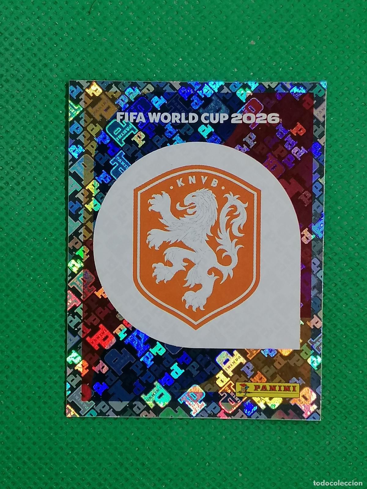 Figurine di Calcio: NED 1 NED1 ESCUDO HOLANDA ⚽ PANINI FIFA MUNDIAL WORLD CUP 26 2026 STICKER ⚽