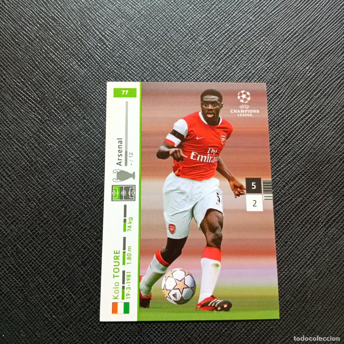 Figurine di Calcio: 77 TOURE ARSENAL PANINI TRADING CARDS UEFA CHAMPIONS LEAGUE 2007 2008 - (MD2002-3) PG33