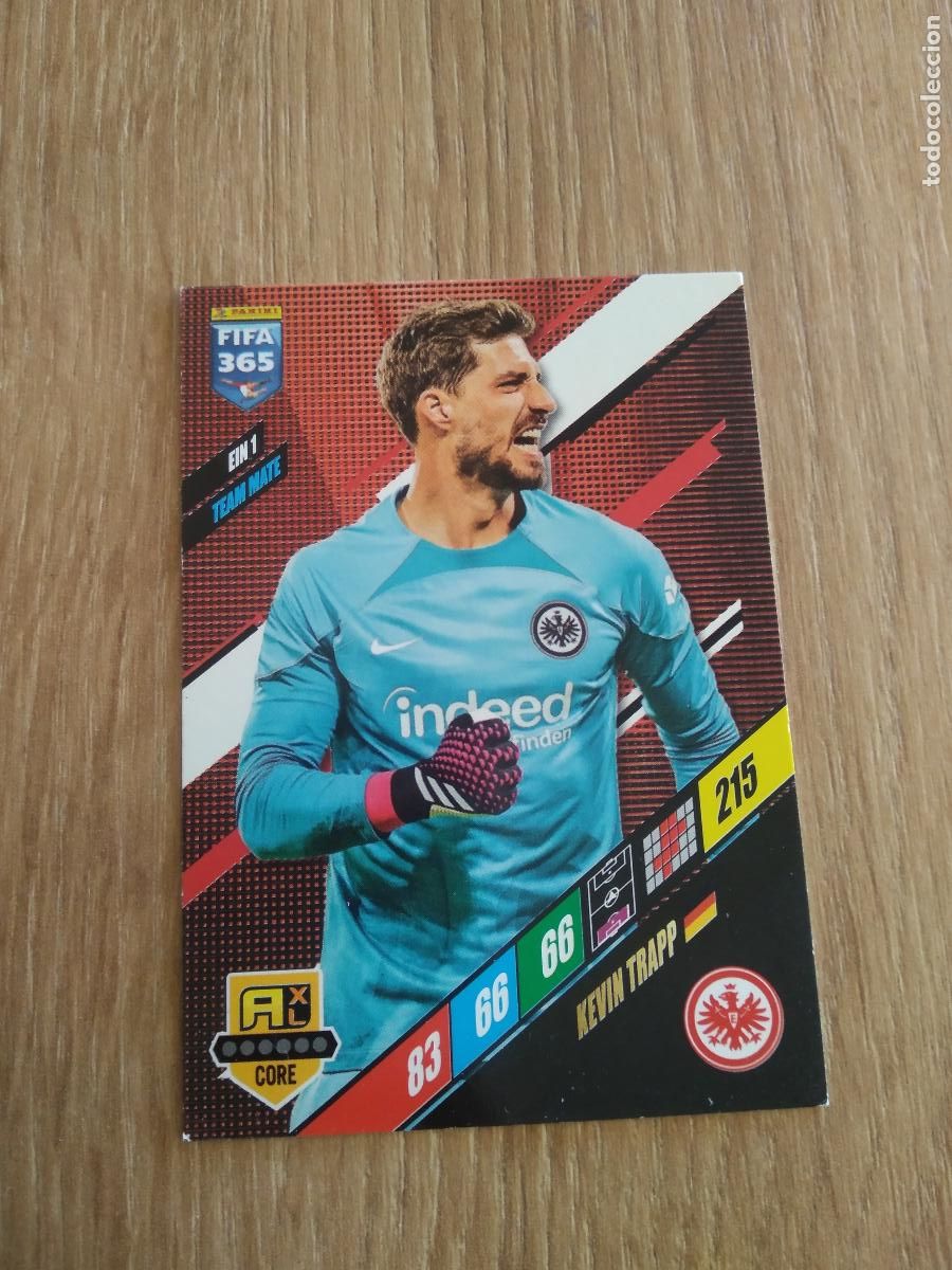 Figurine di Calcio: EIN 1 KEVIN TRAPP Eintracht Frankfurt CROMO FUTBOL PANINI ADRENALYN 23-24 FIFA 365 2023-2024