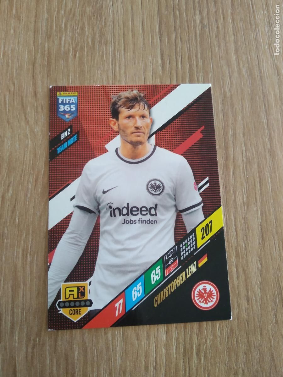 Figurine di Calcio: EIN 2 CHRISTOPHER LENZ Eintracht Frankfurt CROMO FUTBOL PANINI ADRENALYN 23-24 FIFA 365 2023-2024