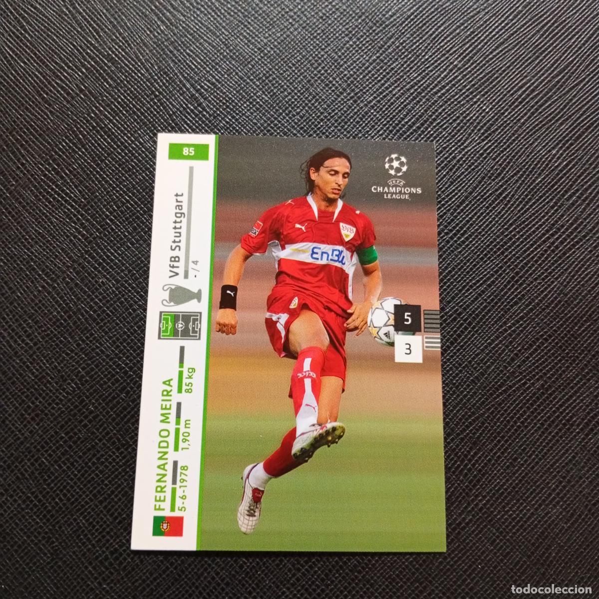 Cromos de F&uacute;tbol: 85 FERNANDO MEIRA STUTTGART PANINI TRADING CARDS UEFA CHAMPIONS LEAGUE 2007 2008 - (MD2002-3) PG34