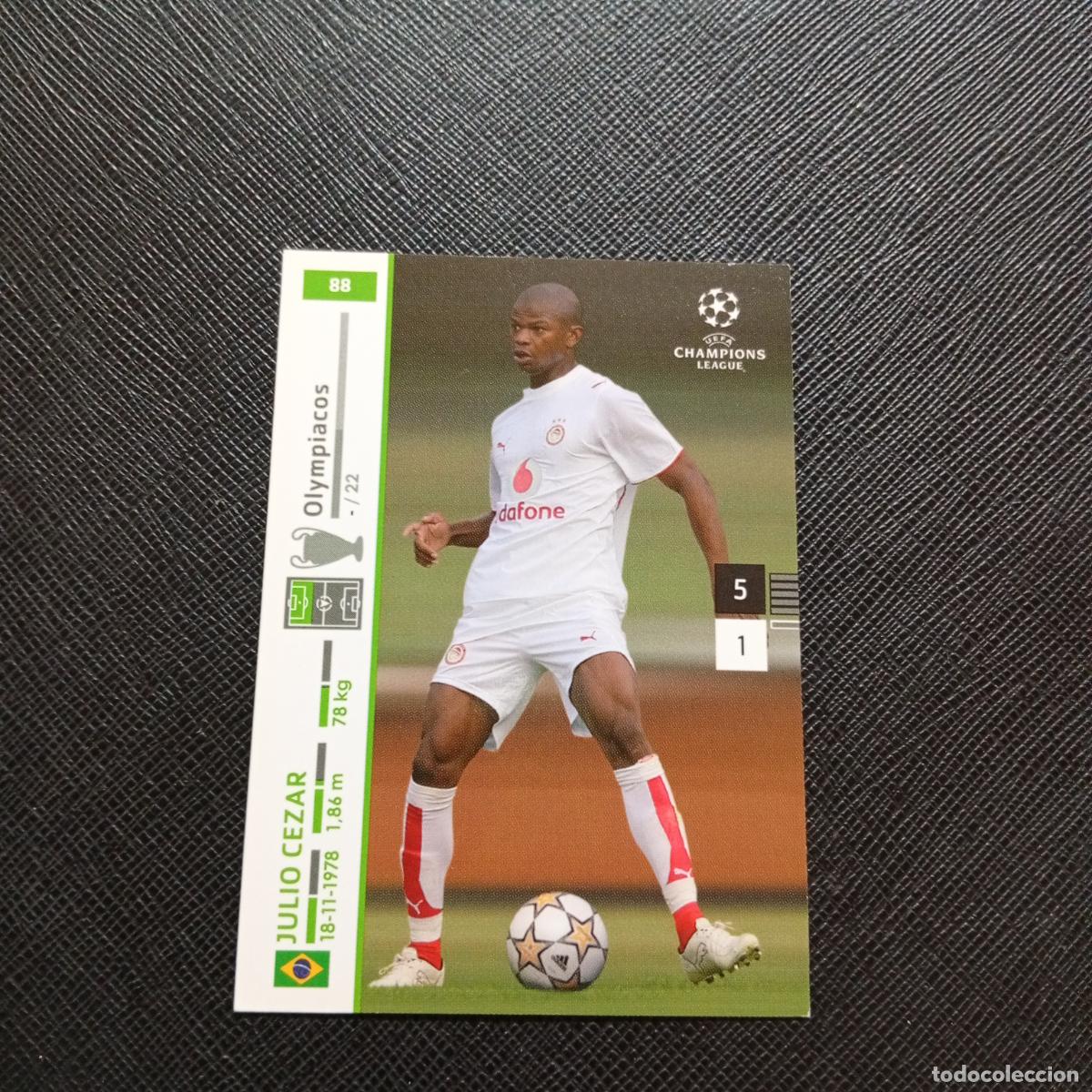 Cromos de F&uacute;tbol: 88 JULIO CEZAR OLYMPIACOS PANINI TRADING CARDS UEFA CHAMPIONS LEAGUE 2007 2008 - (MD2002-3) PG34