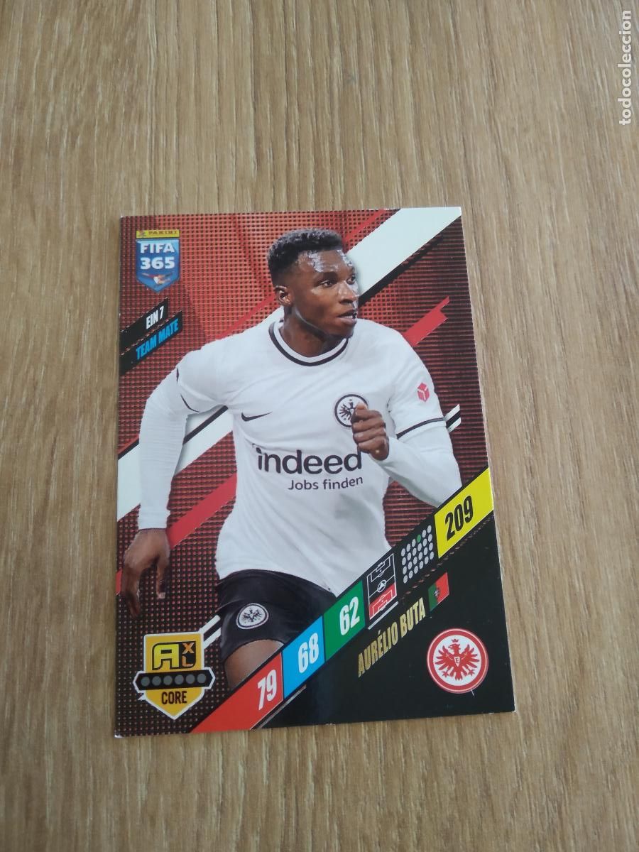 Cromos de F&uacute;tbol: EIN 7 AURELIO BUTA Eintracht Frankfurt CROMO FUTBOL PANINI ADRENALYN 23-24 FIFA 365 2023-2024