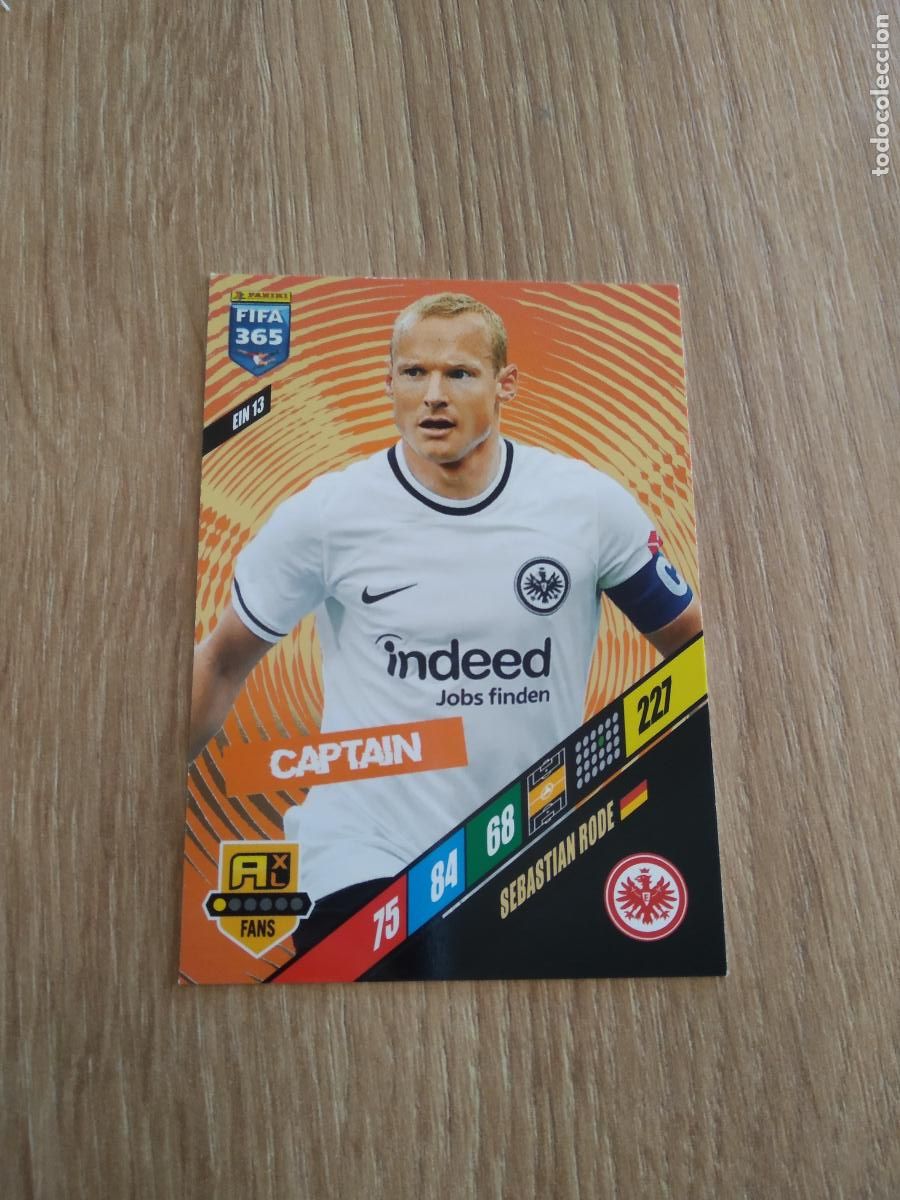 Cromos de F&uacute;tbol: EIN 13 SEBASTIAN RODE Eintracht Frankfurt CROMO FUTBOL PANINI ADRENALYN 23-24 FIFA 365 2023-2024
