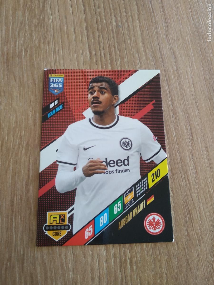 Cromos de F&uacute;tbol: EIN 16 ANSGAR KNAUFF Eintracht Frankfurt CROMO FUTBOL PANINI ADRENALYN 23-24 FIFA 365 2023-2024