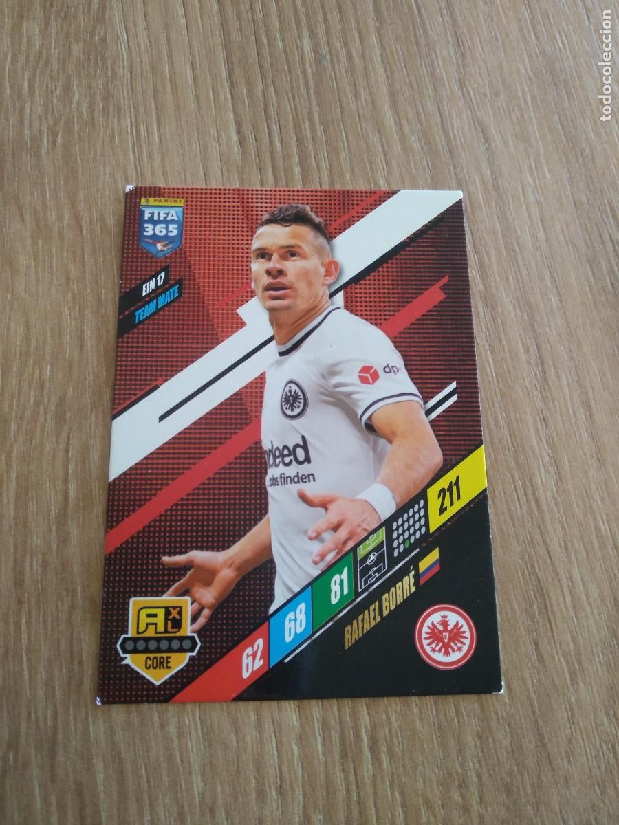 Cromos de F&uacute;tbol: EIN 17 RAFAEL BORRE Eintracht Frankfurt CROMO FUTBOL PANINI ADRENALYN 23-24 FIFA 365 2023-2024