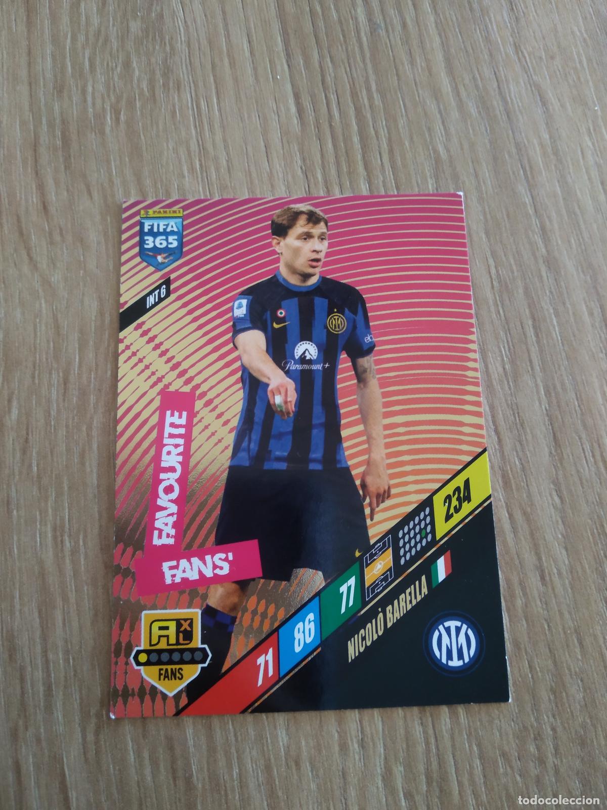 Cromos de F&uacute;tbol: INT 6 BARELLA INTER MILAN CROMO FUTBOL PANINI ADRENALYN 23-24 FIFA 365 2023-2024