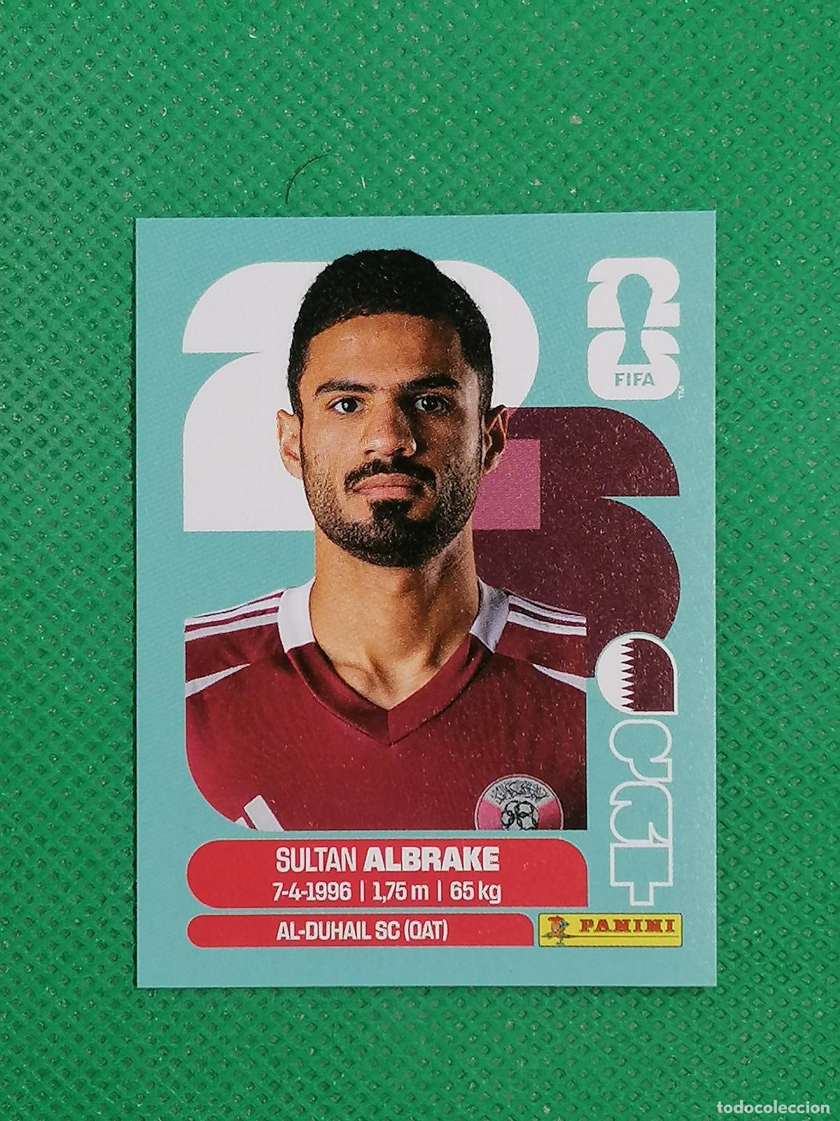 Cromos de F&uacute;tbol: QAT 3 QAT3 SULTAN ALBRAKE QATAR ⚽ PANINI FIFA MUNDIAL WORLD CUP 26 2026 STICKER ⚽
