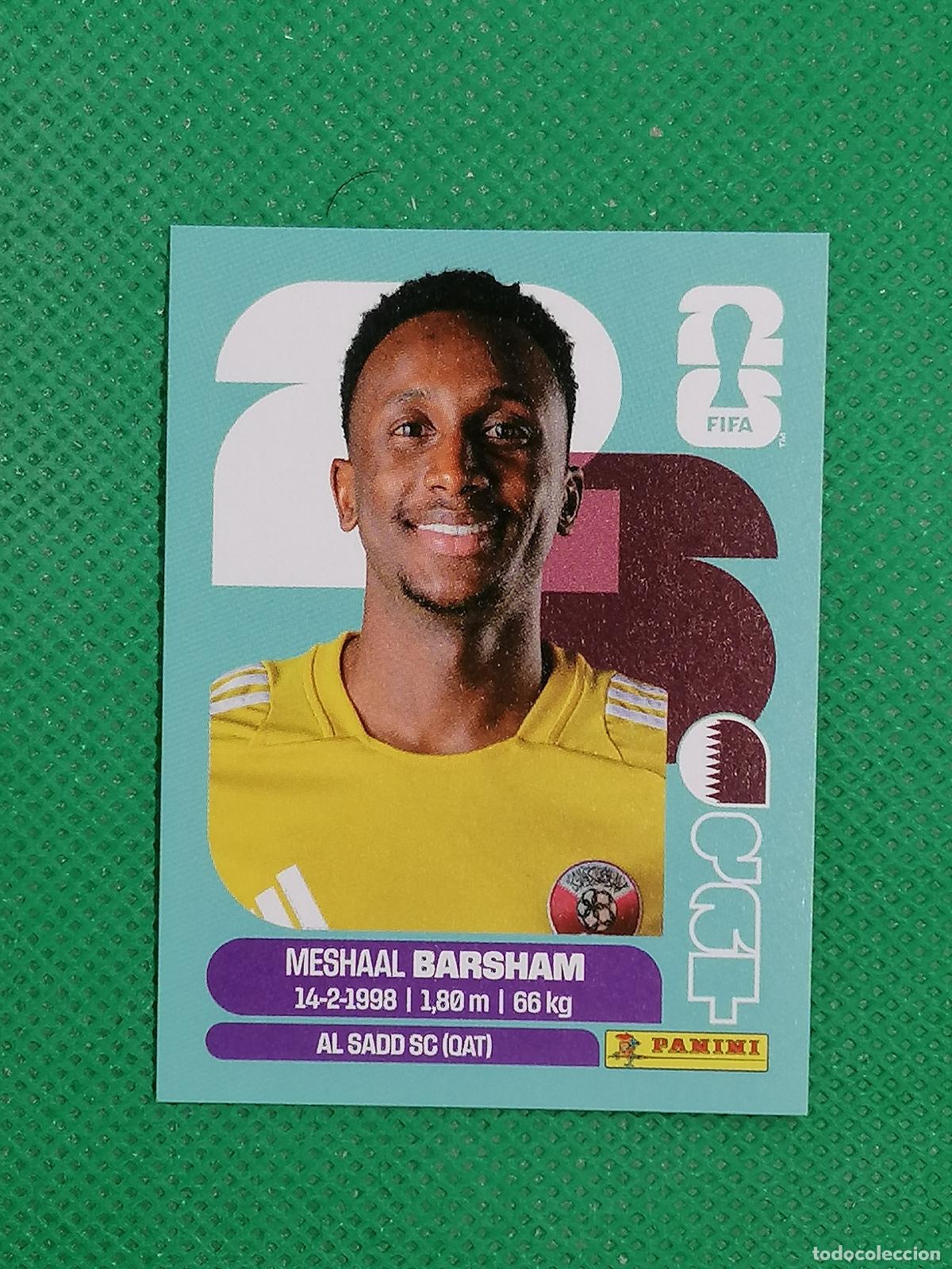 Cromos de F&uacute;tbol: QAT 2 QAT2 MESHAAL BARSHAM QATAR ⚽ PANINI FIFA MUNDIAL WORLD CUP 26 2026 STICKER ⚽