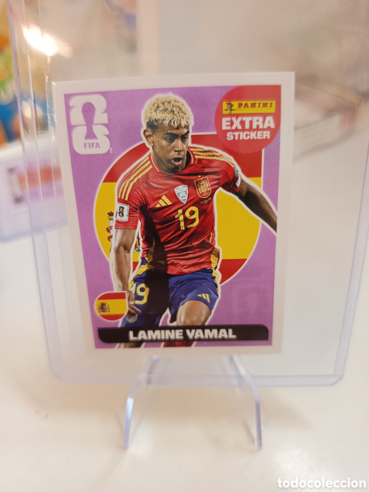 Cartes &agrave; collectionner de Football: EXTRA STICKER MUNDIAL WORLD CUP 2026 ROSA LAMINE YAMAL