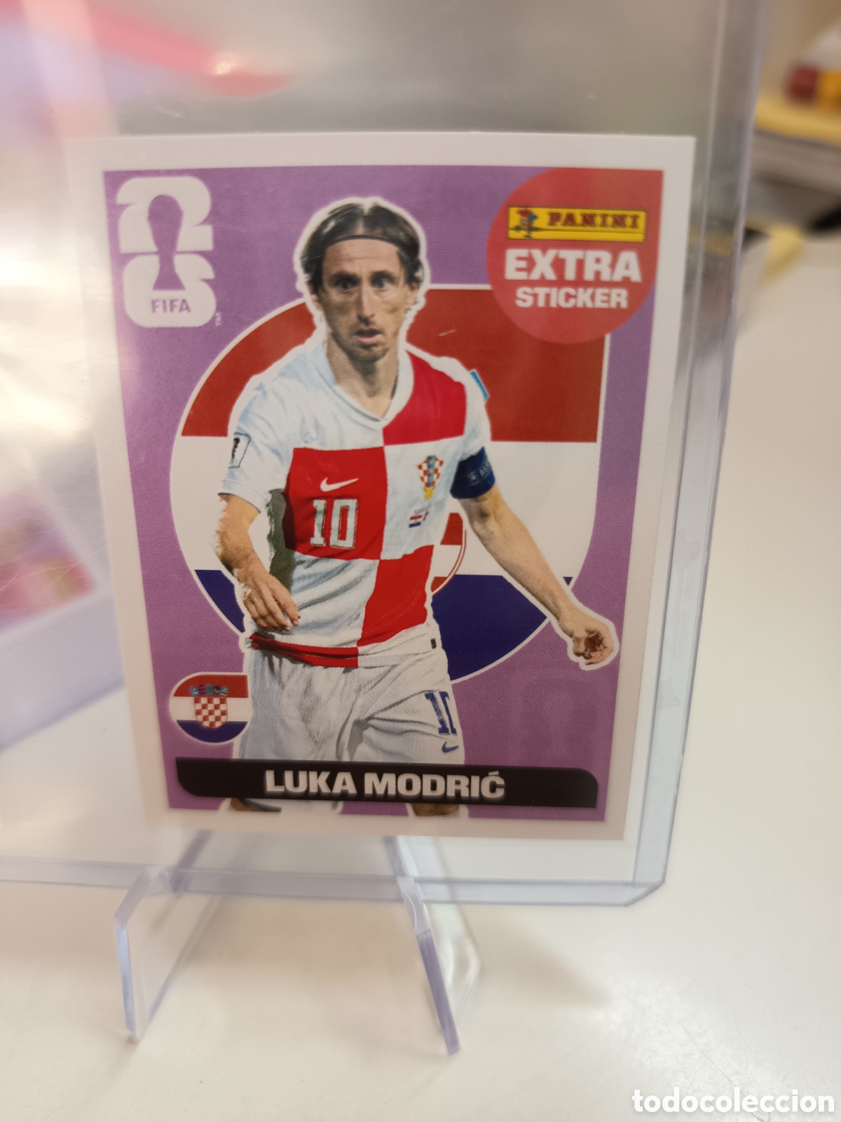 Cromos de F&uacute;tbol: EXTRA STICKER MUNDIAL WORLD CUP 2026 ROSA LUKA MODRIC