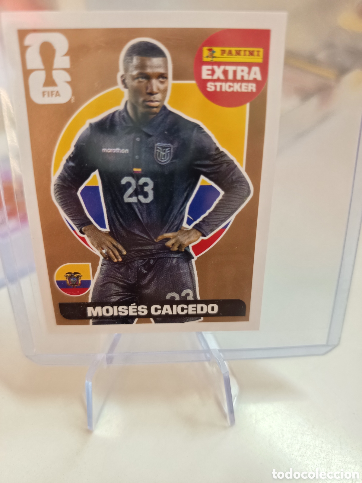 Cromos de F&uacute;tbol: EXTRA STICKER MUNDIAL WORLD CUP 2026 BRONCE MOISES CAICEDO