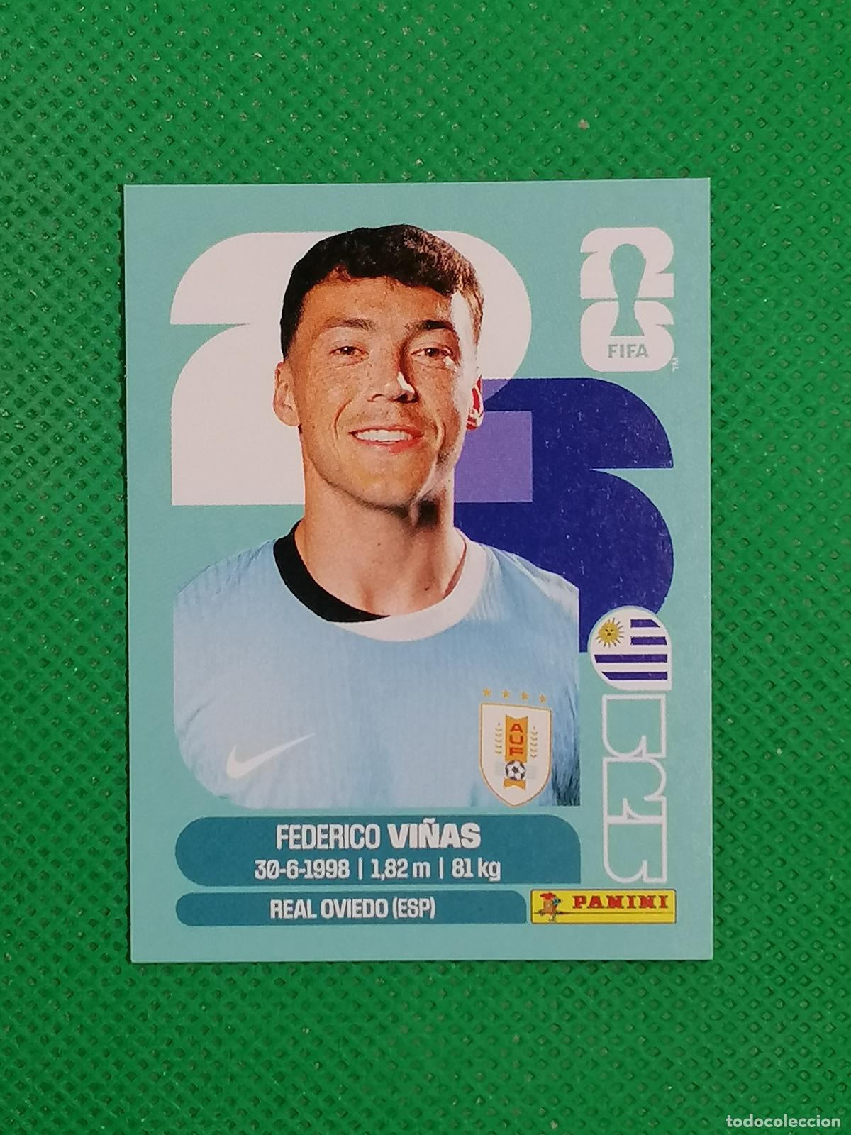 Cromos de F&uacute;tbol: URU 18 URU18 FEDERICO VI&Ntilde;AS URUGUAY ⚽ PANINI FIFA MUNDIAL WORLD CUP 26 2026 STICKER ⚽