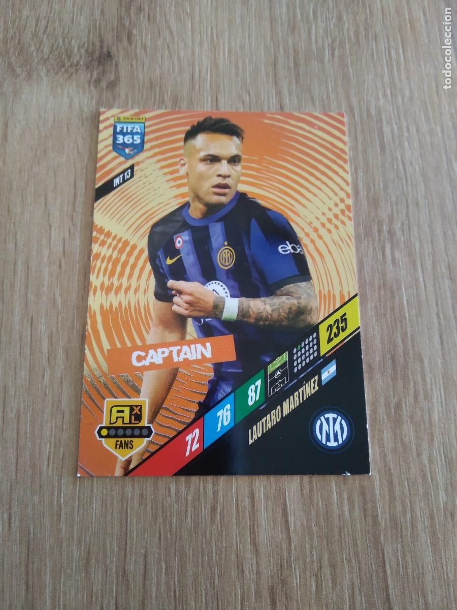 Cartes &agrave; collectionner de Football: INT 13 LAUTARO MARTINEZ INTER MILAN CROMO FUTBOL PANINI ADRENALYN 23-24 FIFA 365 2023-2024